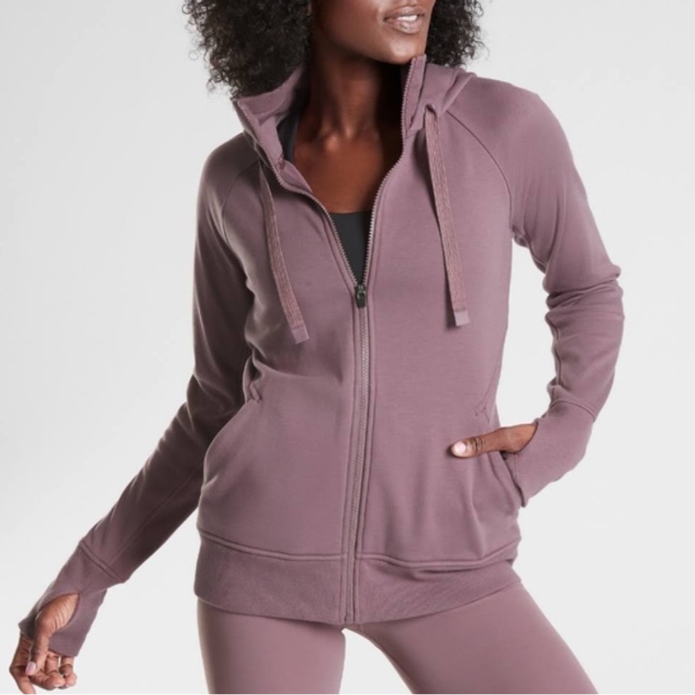 Athleta Triumph Hoodie (Color: Volcanic Violet) - size XXS